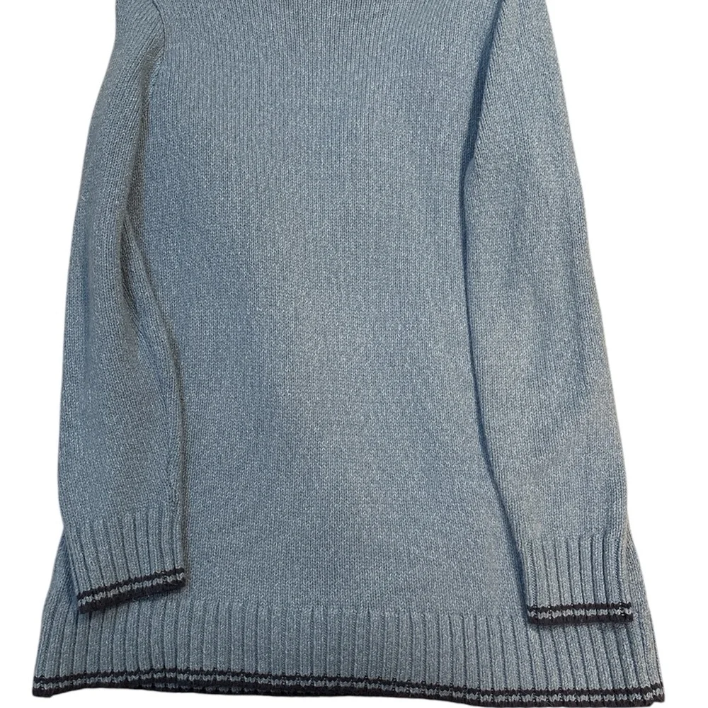 Lands' End Blue Puffin Fair Isle Sweater - Picture 2 of 2